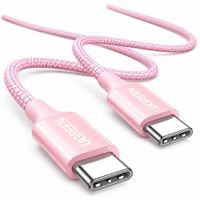 Cable Ugreen USB-C a USB-C PD 100W Carga Rápida 2 Metros Rosado
