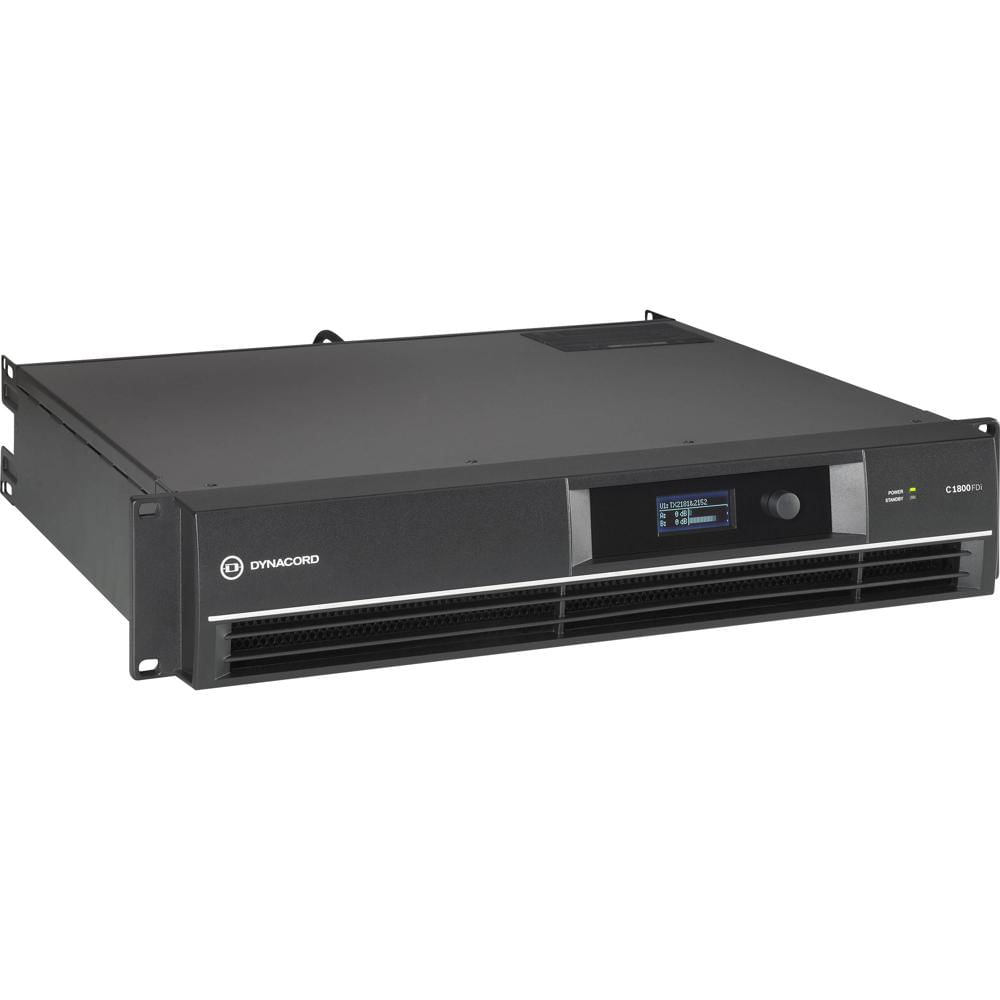 Dynacord Amplificador de Potencia C1800FDi 1900W con DSP y Conectores Euroblock