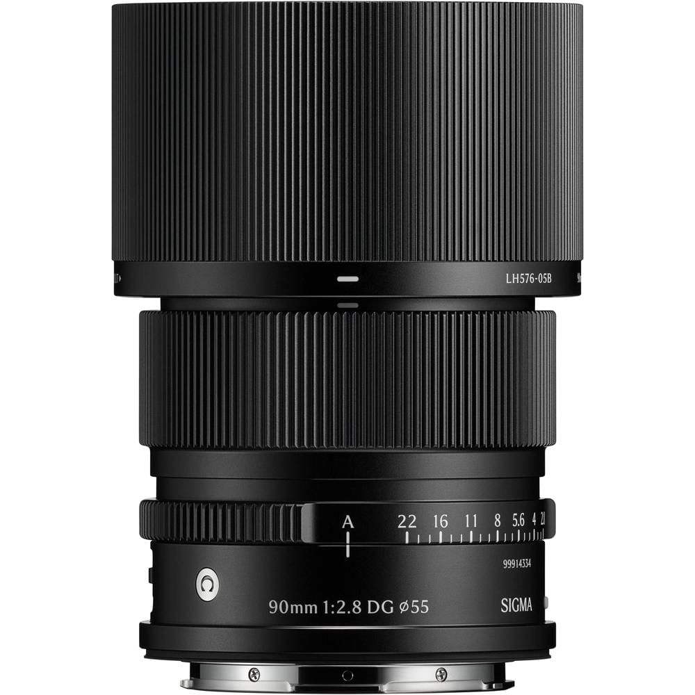 Sigma L-Mount 90mm f/2.8 DG Contemporary Lens - Compact Mid-Telephoto Prime, Dust & Splash
