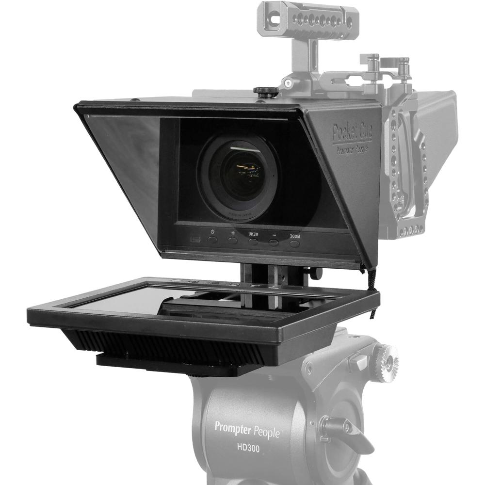 Prompter People Pocket Cue V2 Compact Prompter - Soporte para cámaras DSLR y Mirrorless,
