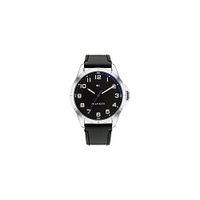Reloj Tommy Hilfiger Para Hombre De Cuero Negro 1791909 Color Del Bisel Plateado