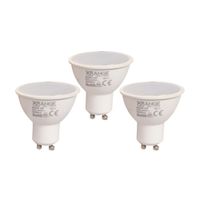 Pack X 3 Foco LED Dic GU10 4W Luz Fría Orange