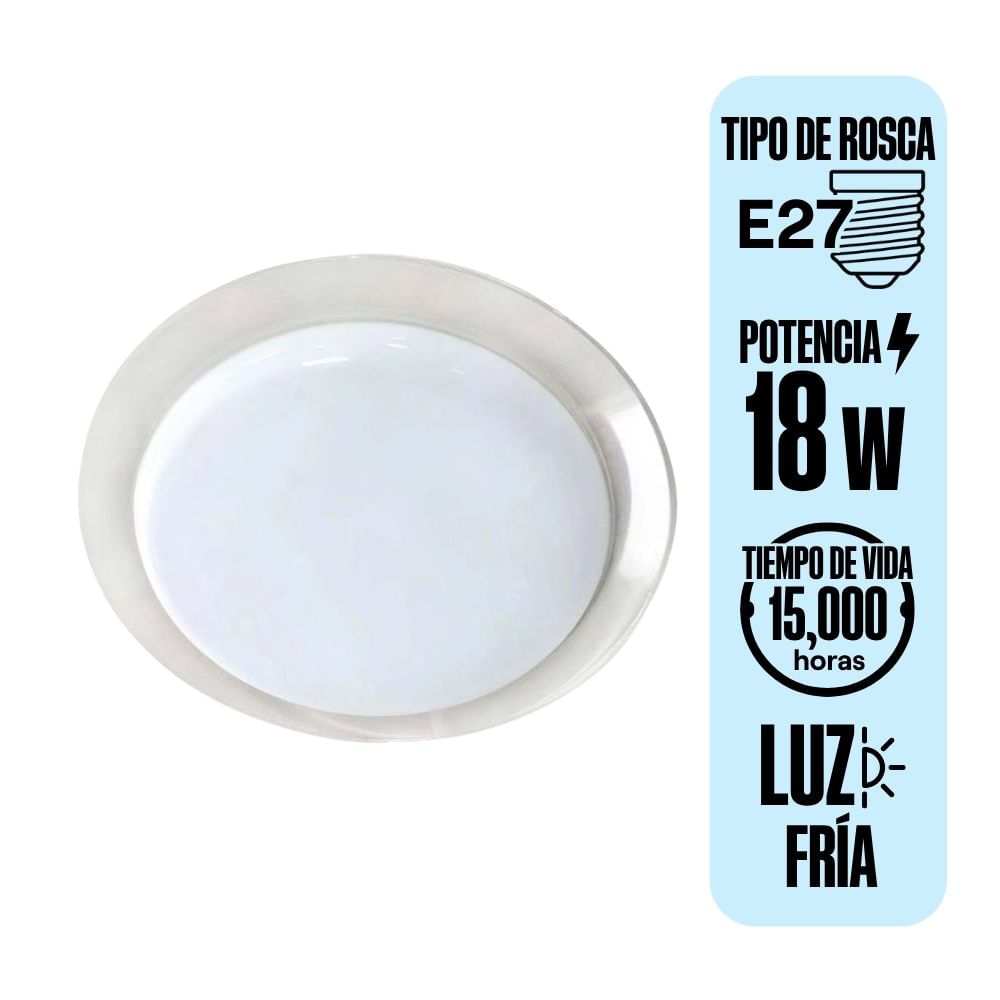 Foco LED Ufo 18W Luz Fría Orange