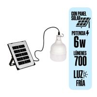 Foco LED High Power Solar 6W Luz Fría Orange