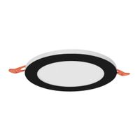 Downlight Led Slim Emp Redondo Negro 15+3W Luz Cálida Orange