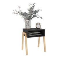 Velador Pinetti Wengue y Fresno 50x46x36cm