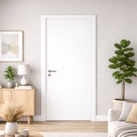 Puerta Hdf Lisa Blanca 40x950x2070mm Pama