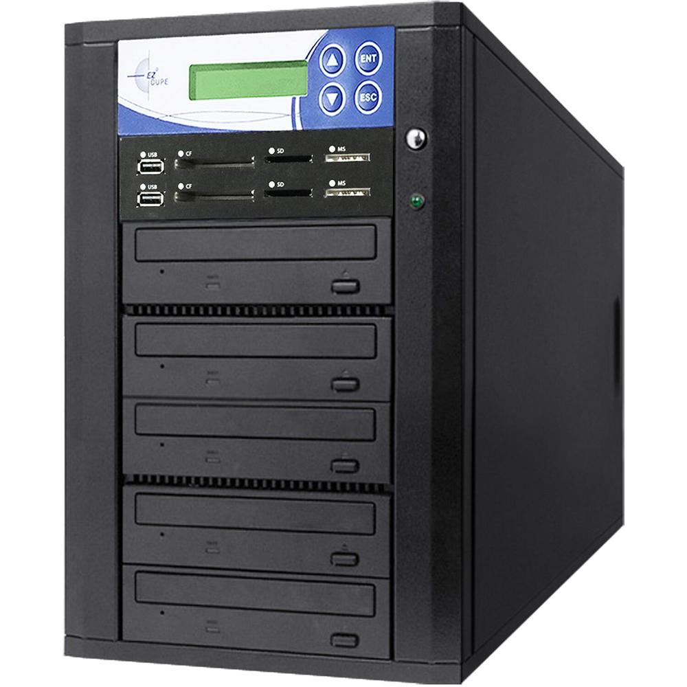 EZ Dupe Duplicador Media Mirror Plus 1-to-4 para Flash Media y Discos CD/DVD/Blu-ray, Sopo