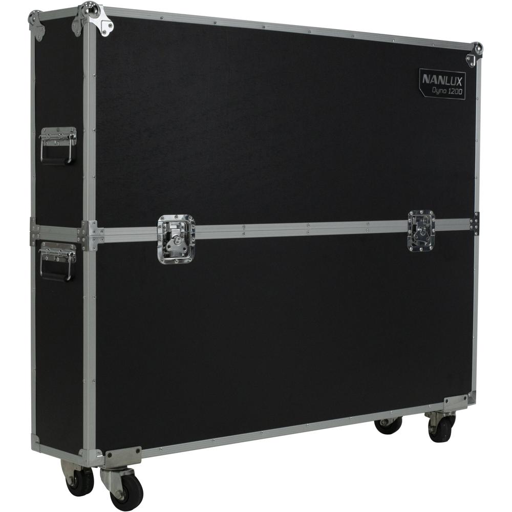 Nanlux Dyno Rolling Flight Case 1200C LED Panel Light - Estilo ATA-300, Interior Acolchado