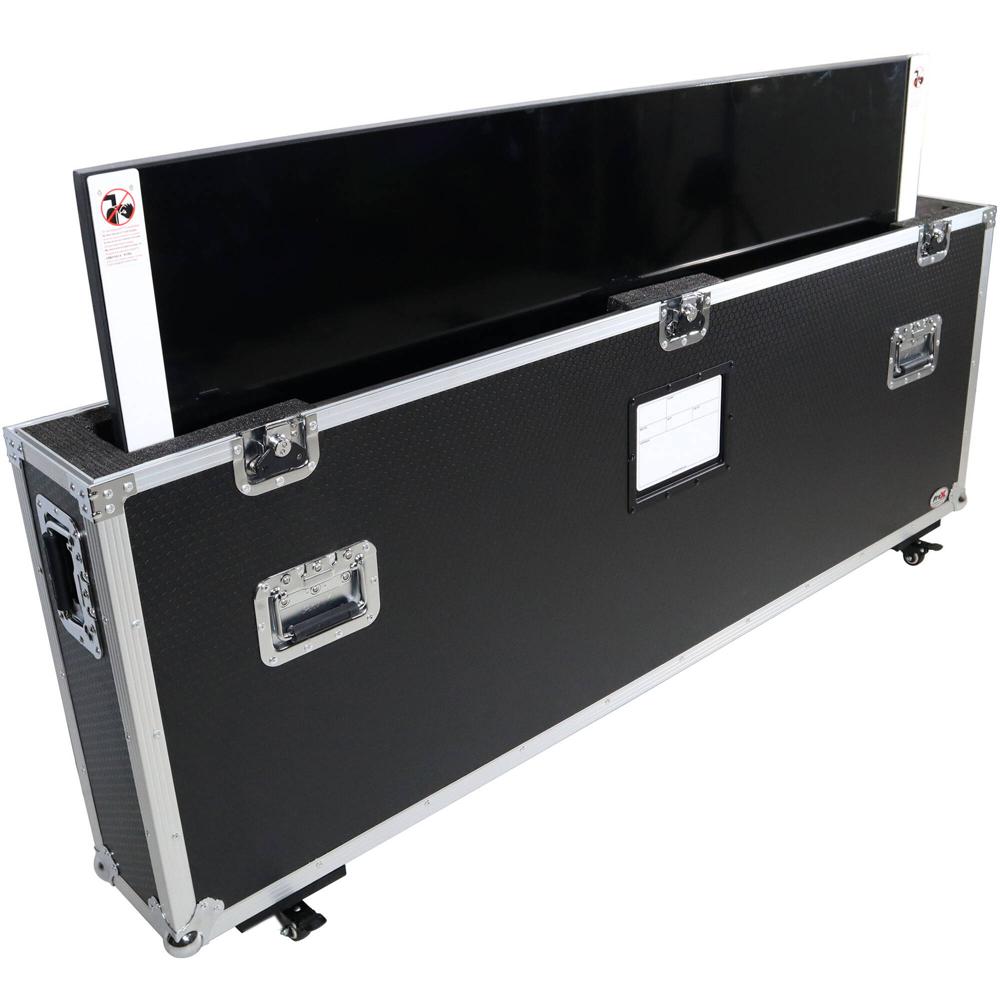 ProX ATA Flight Case para TV de Pantalla Plana de 70 a 84"" con Ruedas y Espuma Interior