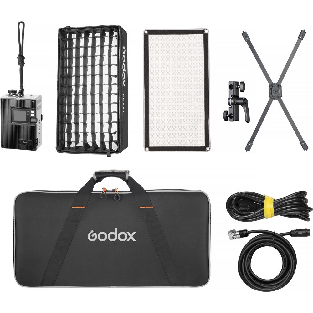 Godox FL100R Mat LED Flexible RGB 1 x 2' - Control App, CCT 1800-10,000K, CRI 95, Incluye