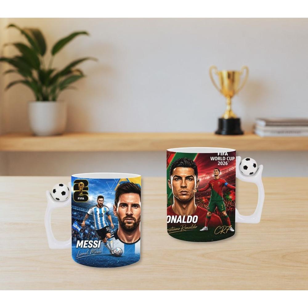 TAZA PERSONALIZADA MUNDIAL DEL FUTBOL, REGALO DIA DEL PADRE, 11 OZ