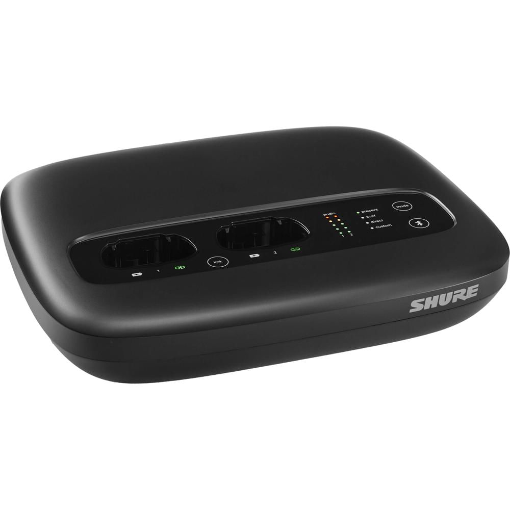 Shure MXWAPXD2 Transceptor Base para Sistema de Conferencias Inalámbrico MXW neXt 2, 2 Ca