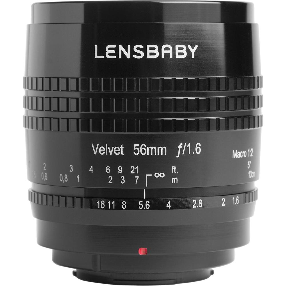 Lensbaby Velvet 56mm f/1.6 Objetivo para Micro Cuatro Tercios - Diseño Óptico Singlet-Do