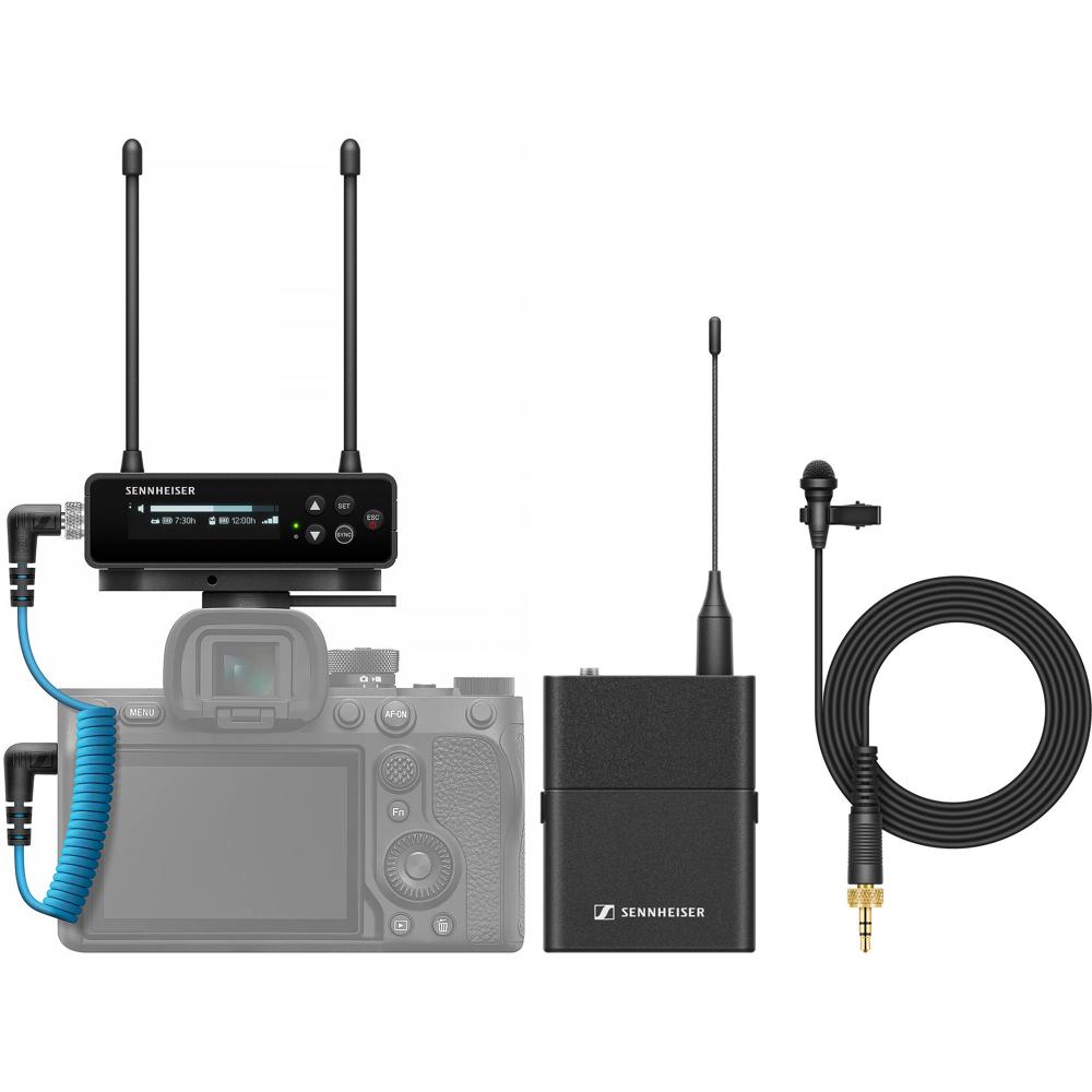 Sennheiser EW-DP ME 4 SET Sistema de Micrófono Lavalier Inalámbrico Digital Cardioide co