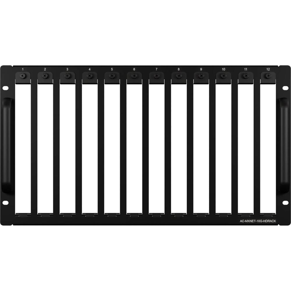 AVPro Edge Rack Panel MXNet 10G para Transceptores y Control Box con Manijas Frontales