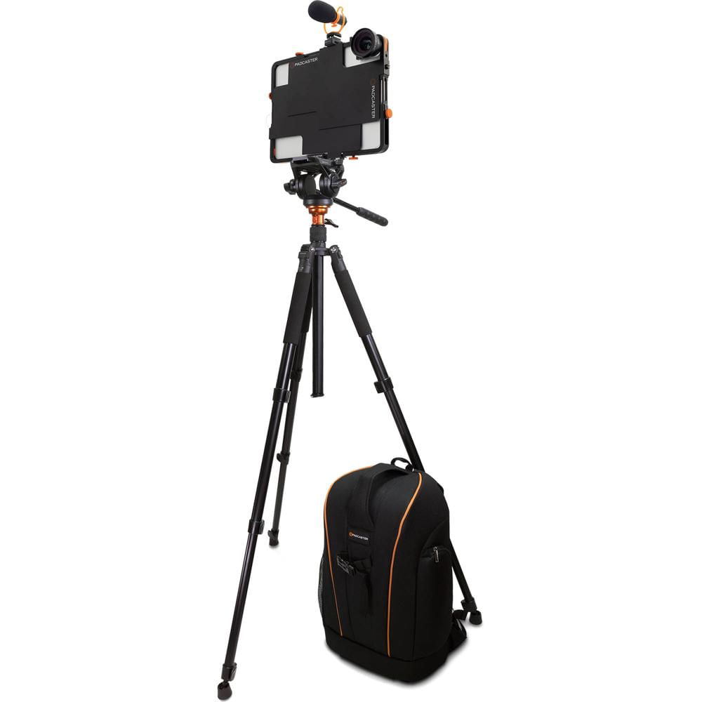 Padcaster Starter Kit para iPad 9.7"" a 12.9"" Pro - Incluye Estuche, Lente Gran Angular/Mac