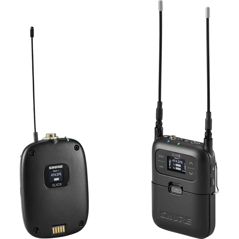 Shure SLXD15/DL4B Sistema Inalámbrico Digital con Micrófono Lavalier DuraPlex Omni