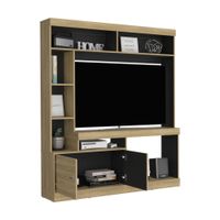 Centro de Entretenimiento 65"" 2 Puertas Dante Fresno y Wengue