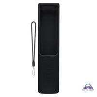 Funda Protector De Silicona Control Samsung Qled - Negro