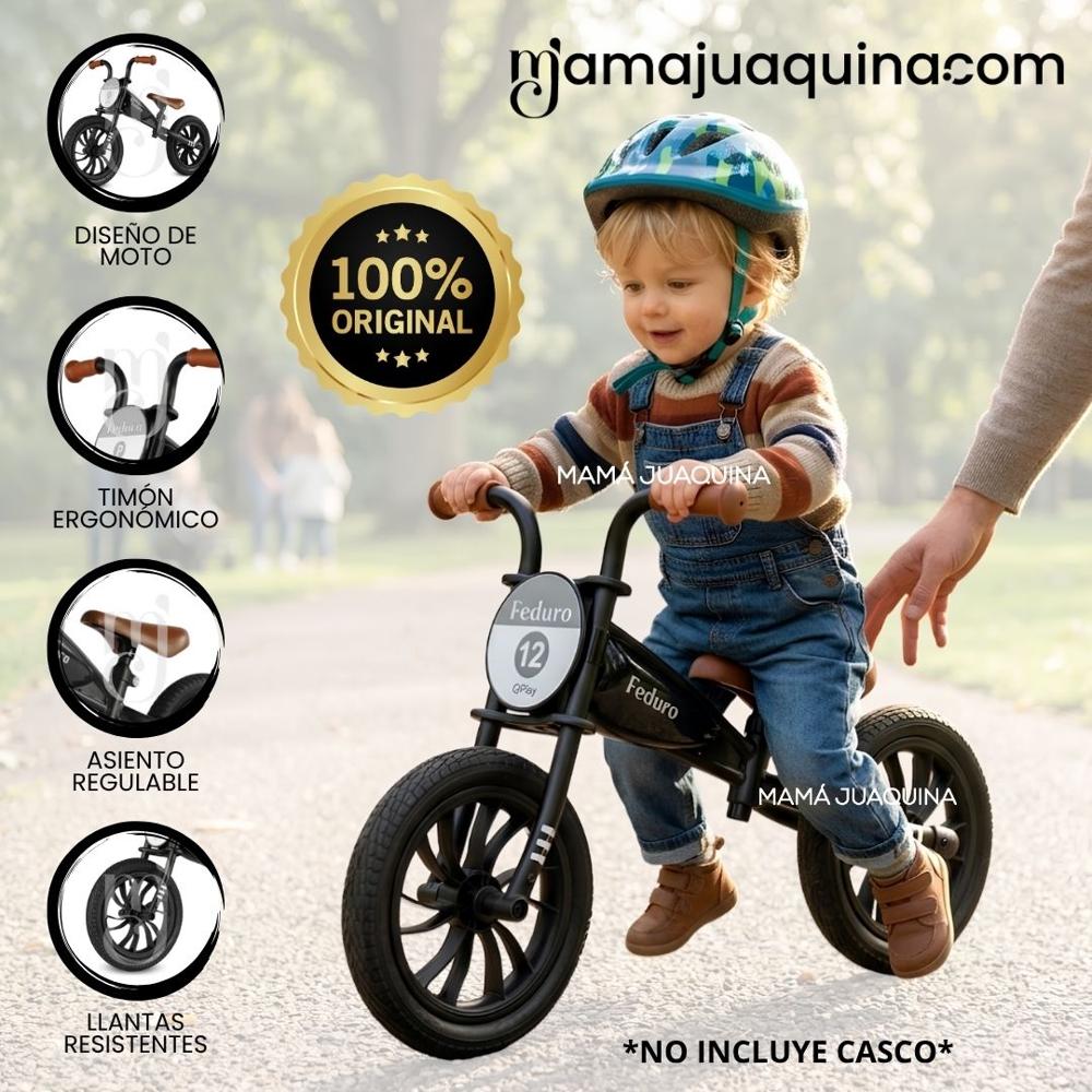 Bicicleta De Equilibrio Regulable TITO Edición Exclusiva Black