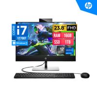 TODO EN UNO HP ProOne 440 G9 Intel Core i7  12700T 4.60 GHz 23.8 FHD 16GB DDR4 1TB Windows 11 Pro