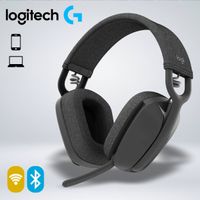 AUDIFONO LOGITECH ZONE VIBE 100 BLUETOOTH 2 MICROFONOS NEGRO