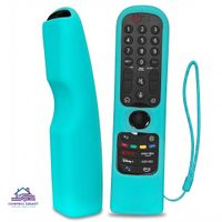 Funda Protector De Control LG Magic Mr22 Mr21 - Celeste Fosforescente