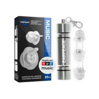 Tapones de Oìdos MÚSICOS SONIDISTAS ENSAYOS  y DJ  - Filtro de Reducciòn de 20dB MUSIC PRO