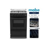 Cocina de Piso a Gas 51 cm Negro Mabe EMP2000AN0