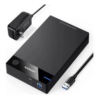 Case para Disco Duro 2.5-3.5 SATA USB 3.0 con Fuente de Poder HDD-SSD - 50423
