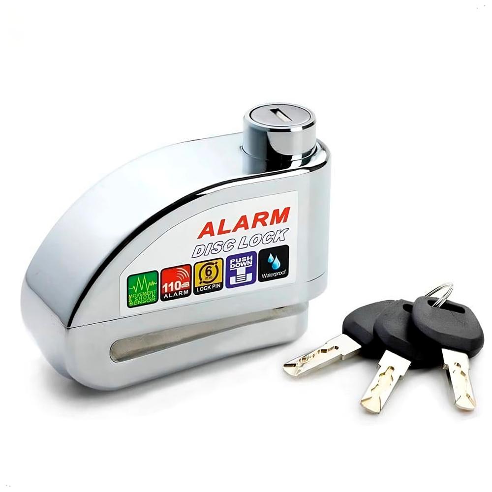 Candado De Disco Pesado Para Moto Alarma Motocicleta
