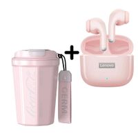 Combo Vaso Germ Rosa 390ml + Audífono LP40 Pro Rosado