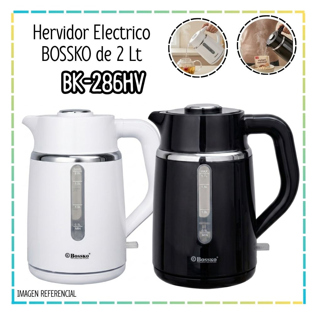 HERVIDOR ELECTRICO  BOSSKO BK-286HV