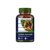 01 Frasco Carbon Activado Lima Naturals 100 Capsulas