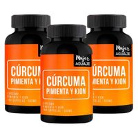 Cúrcuma Pimienta y Kion 500 mg Mujer Aguaje Pack x 3