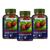 Pack 03 Frascos Aguaje Atomizado 90 Cápsulas Lima Naturals.