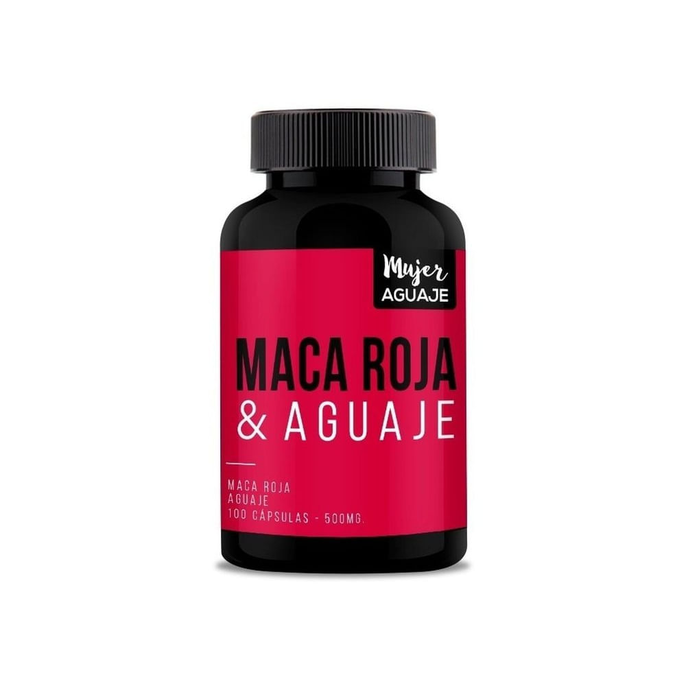 01 Frasco Maca Roja & Aguaje Mujer Aguaje 100 Capsulas