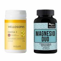 Omega 3 + Magnesio Duo Cápsulas Mujer Aguaje