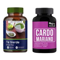 Te Verde 100 Cápsulas + Cardo Mariano 60 Cápsulas Mujer Aguaje