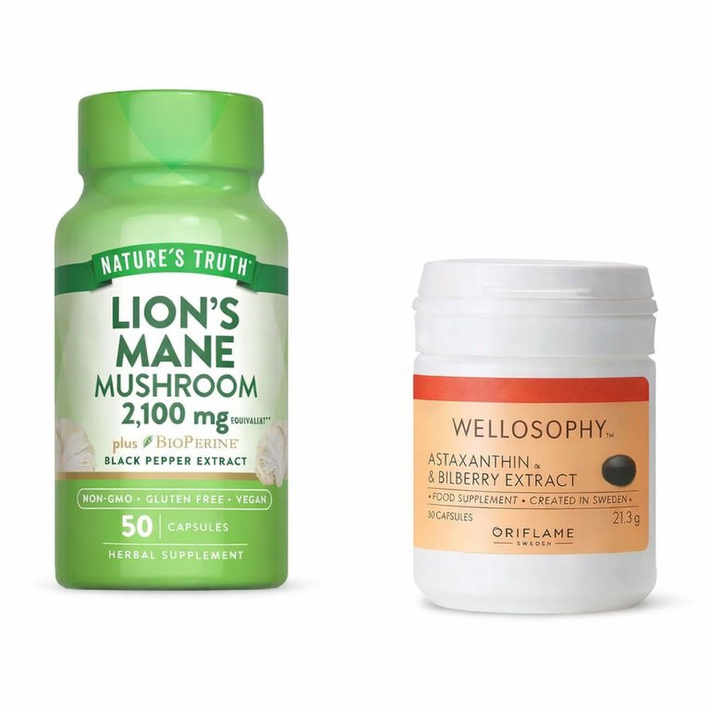 Astaxantina y Lion's Mane Cápsulas