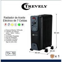 Termoradiador de aceite TREVELY TCH-700 - 7 celdas -1500W