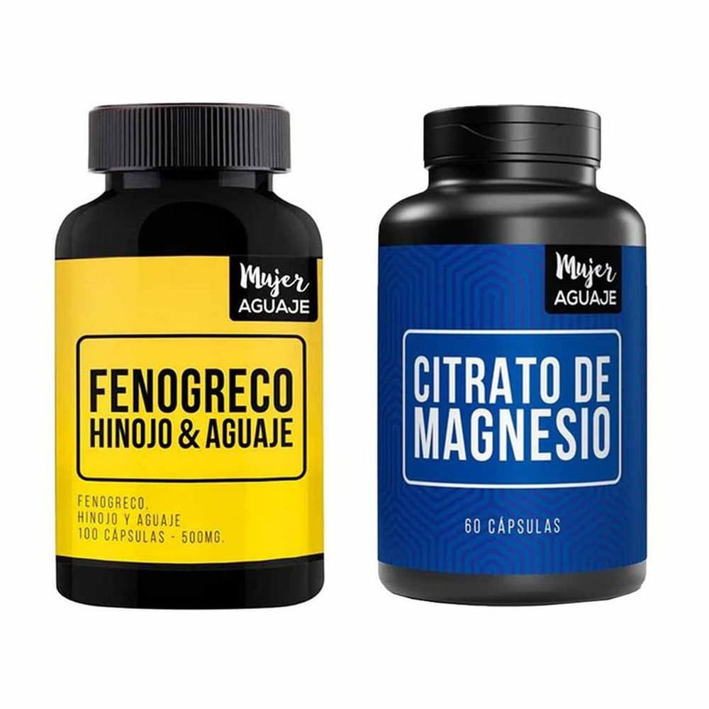 Citrato de Magnesio 60 Cápsulas + Fenogreco Hinojo & Aguaje Cápsulas