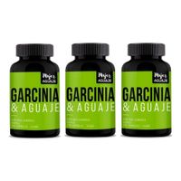 Pack 03 Frascos Garcinia&Aguaje 100 Capsulas Mujer Aguaje