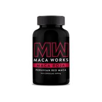 01 Frasco Maca Roja Maca Works 100 Capsulas