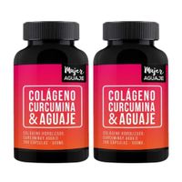 Colágeno Curcumina y Aguaje 500 mg Mujer Aguaje Pack x 2
