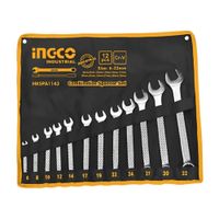Juego de 12 llaves mixtas boca y corona 6 a 32 mm INGCO HKSPA1143
