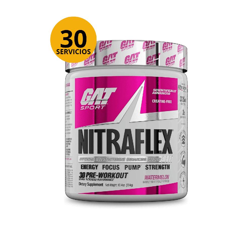 Pre Entreno GAT Sport Nitraflex Watermelon 30 Servicios