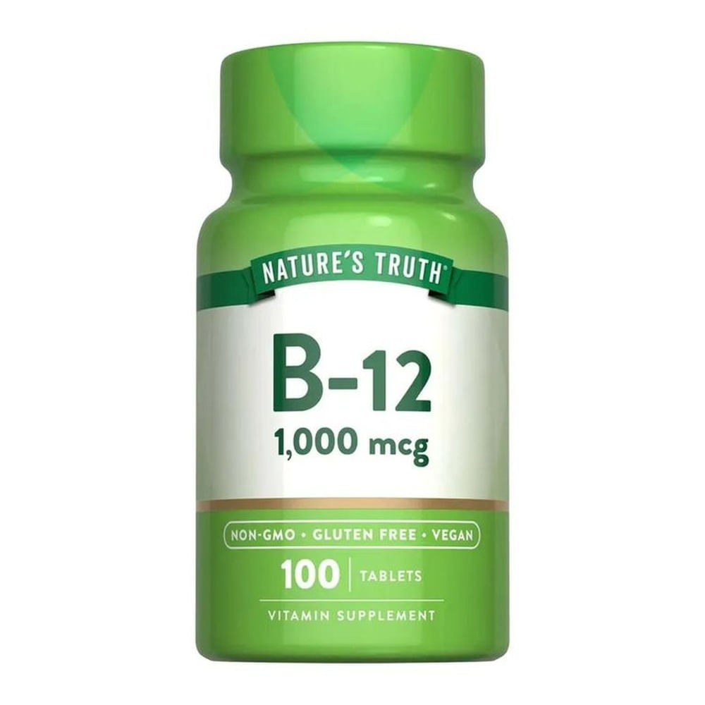 Vitamina B-12 1,000 mcg - Tabletas