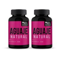 02 Frascos Aguaje Natural Mujer Aguaje 100 Capsulas